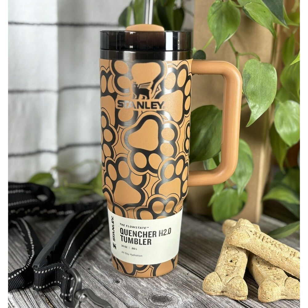 30oz Stanley Tumbler Custom Laser Engraved Gift for Dog Lover, Vet Tech, Groomer